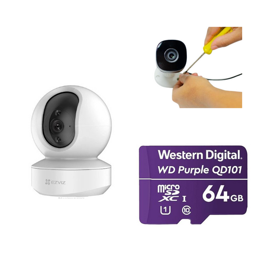 4MP Wireless Rotating Camera H6C WITH INSTALLATION AND 64GB MEMORY CARD