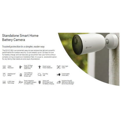 2MP Wireless Fixed Camera (BATTERY OPERATED) CB3