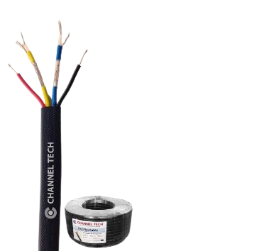 CHANNEL TECH 2+2 CCTV FLAT CABLE FOR LIFT/ELEVATORS