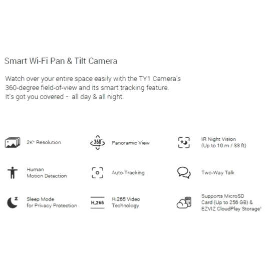 4MP Wireless Rotating Camera H6C