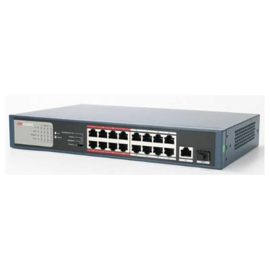 16 PORT GIGABIT UNMANAGED POE SWITCH DS-3E0518P-E/M BRAND:HIKVISION