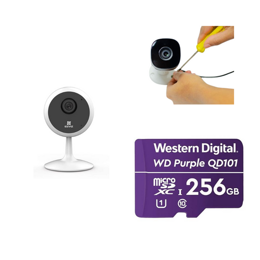 2MP Wireless Fixed Camera C1C WITH INSTALLATION AND 256GB MEMORY CARD