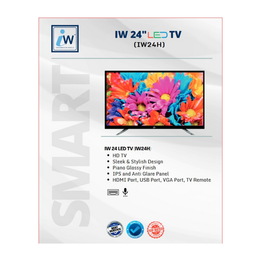 24inch LED TV (IW24H) BRAND:IW