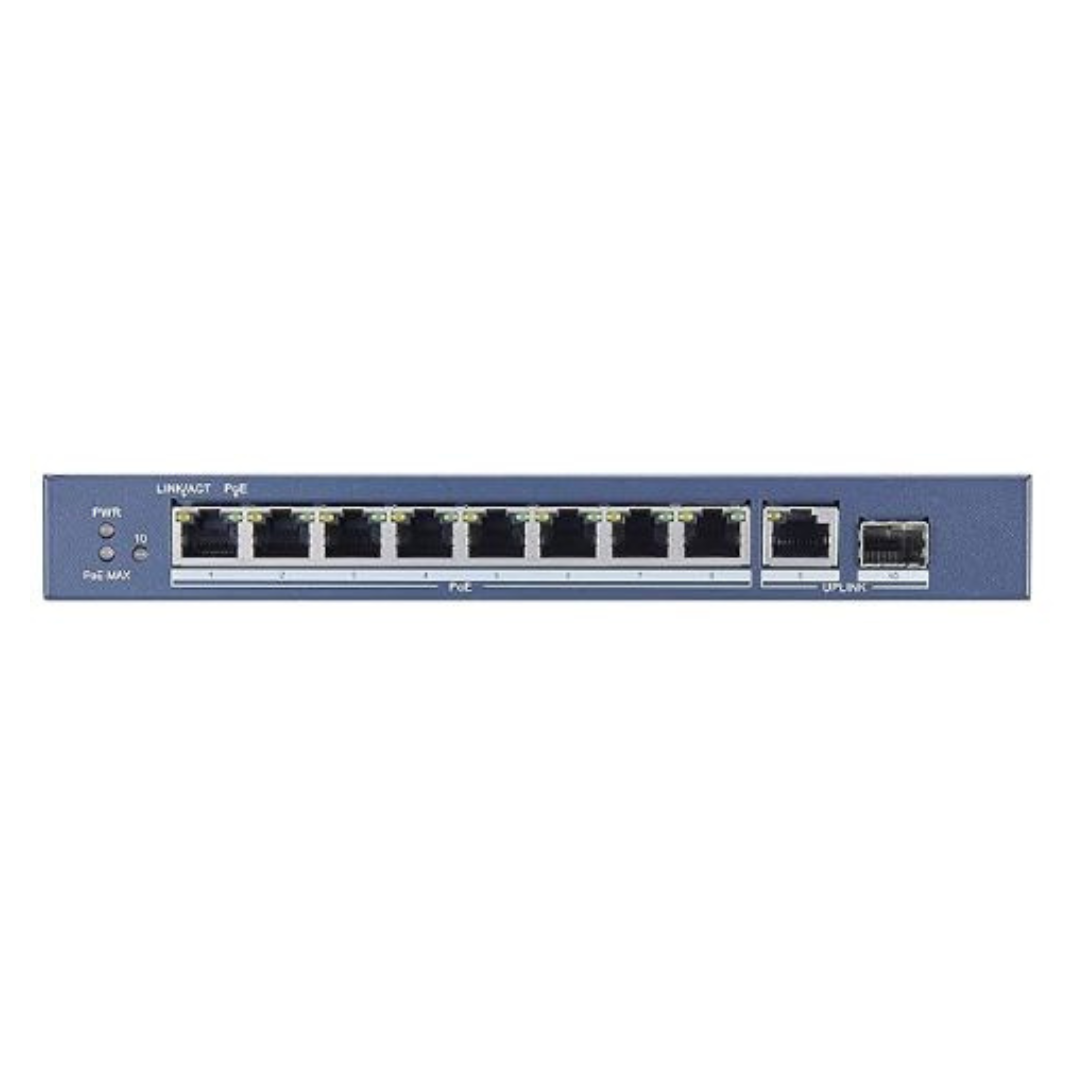 8 PORT GIGABIT UNMANAGED POE SWITCH DS-3E0510P-E/M BRAND:HIKVISION