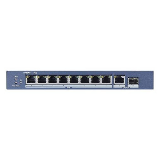 8 PORT GIGABIT UNMANAGED POE SWITCH DS-3E0510P-E/M BRAND:HIKVISION